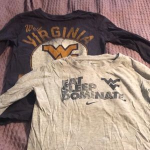 Long Sleeve WVU shirts